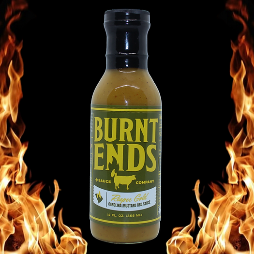 Mikey V's Foods – Großhandel Grillsoße – Burnt Ends Reaper Gold — Carolina Senf BBQ-Sauce1