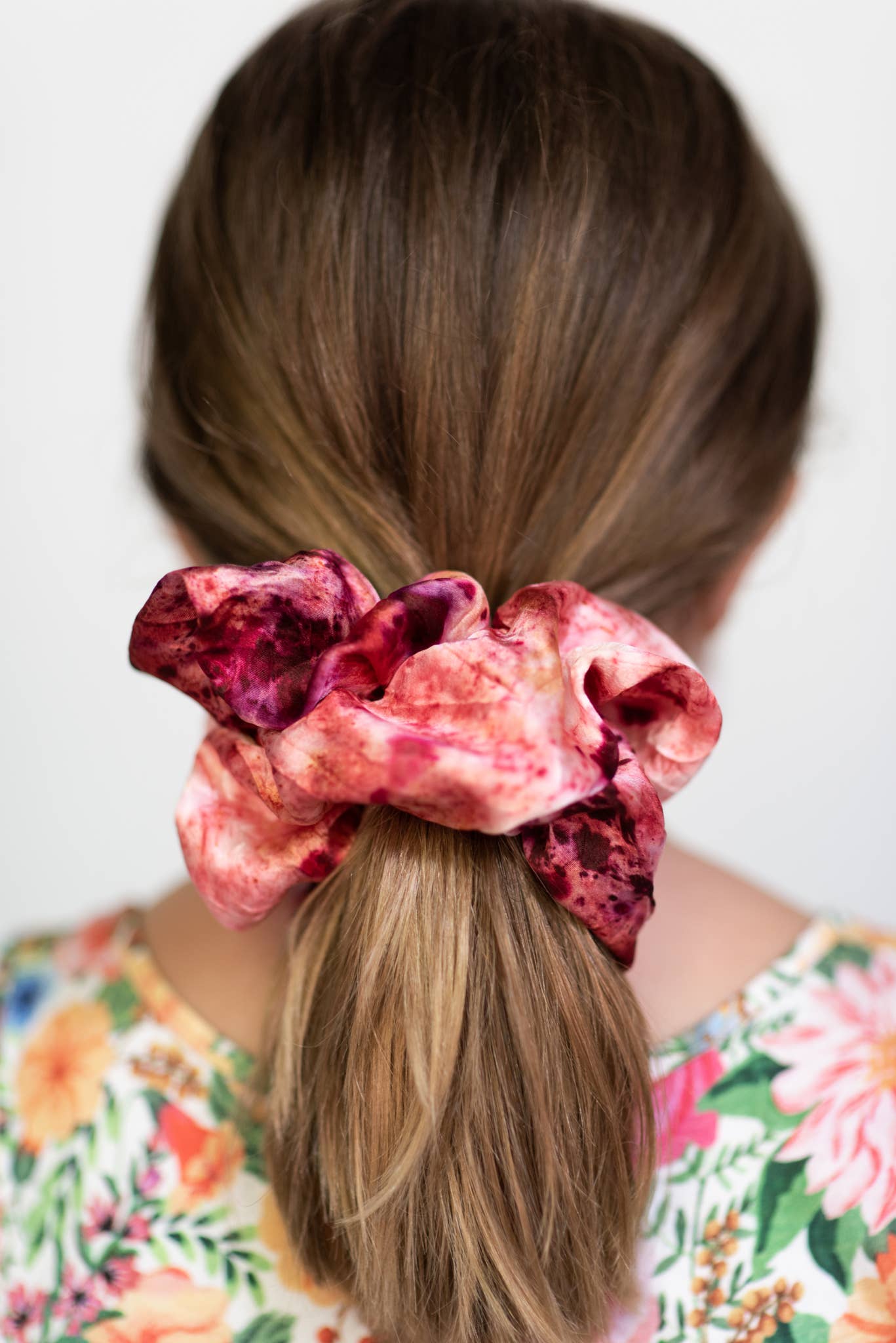 DYE KWEEN - Wholesale Scrunchie - Women's - Botanically Dyed Silk Scrunchie9