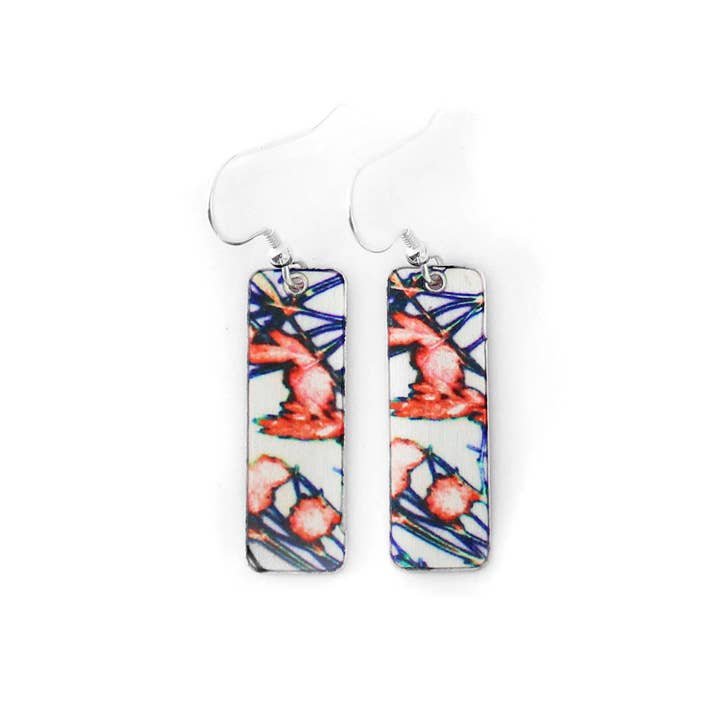 Gillian Arnold Jewellery - Venta al por mayor Juegos de joyas - Juego de pendientes con forma de rama de mandarina de inspiración botánica. Judío elegante1