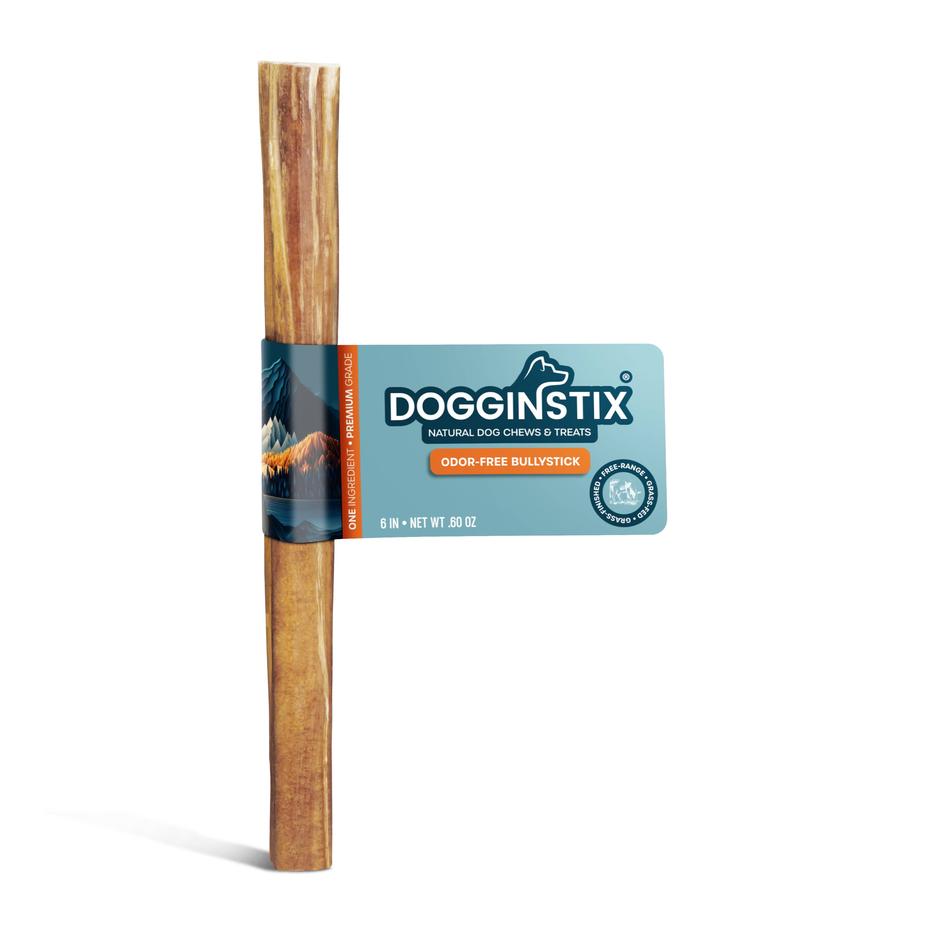 Dogginstix - Wholesale Pet Treats - Dog - 6" Standard Bully Sticks 1