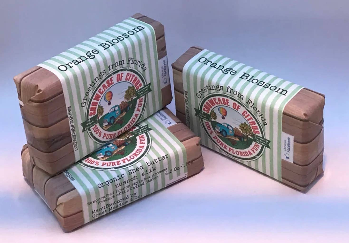 Great Meadow & Co - Venta al por mayor Pastilla de jabón - Barra de baño y ducha de lujo Orange Blossom1