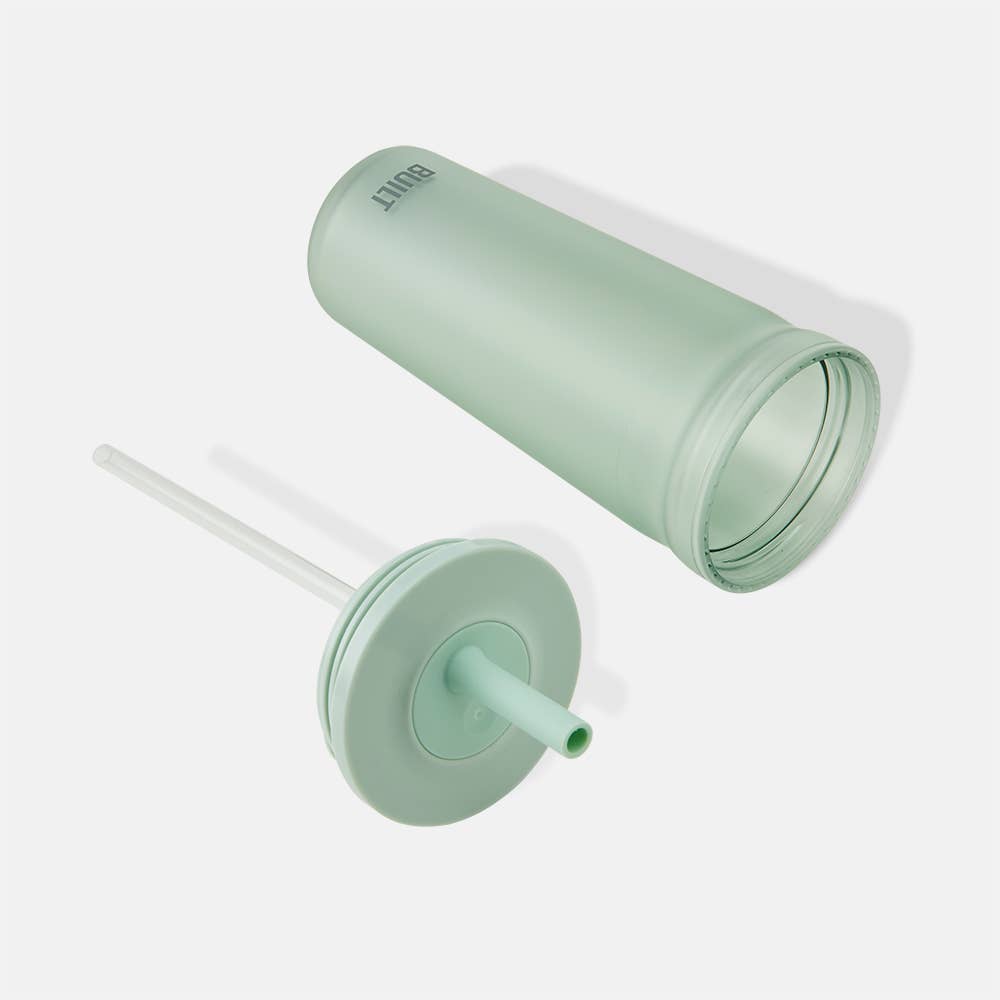 Built NY - Wholesale Insulated Mug/Tumbler - 20oz Mint Straw Seal Bedford Tumbler2