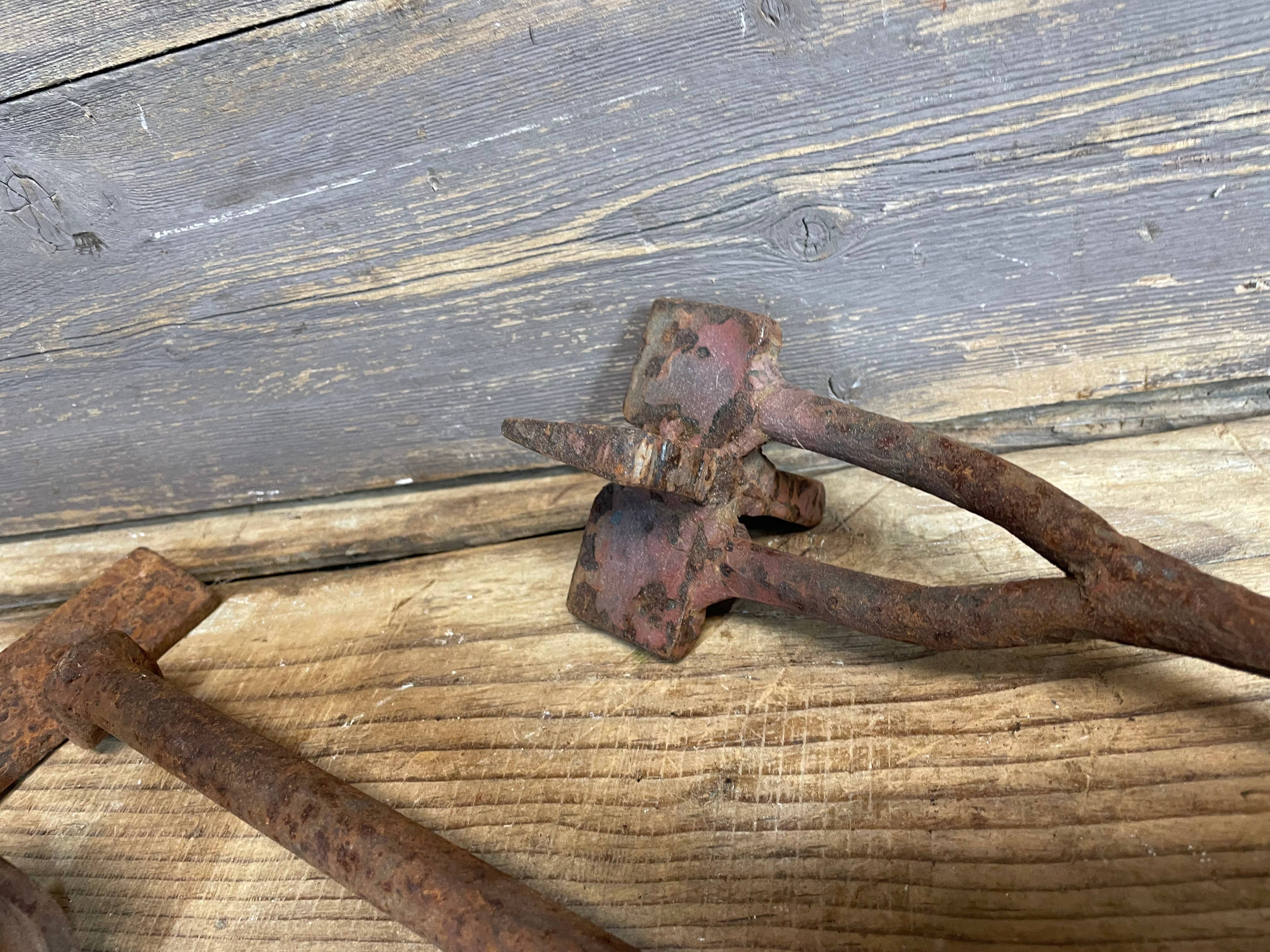 My Amigos Imports - Wholesale Decorative Tabletop Object - Long Branding Iron-Rustic-SR-Metal-Western-Cowboy-3 Ft. Long2