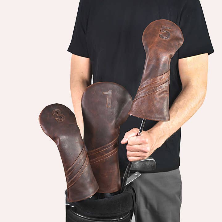 Leather Golf Headcover for wholesale by Kiko Leather