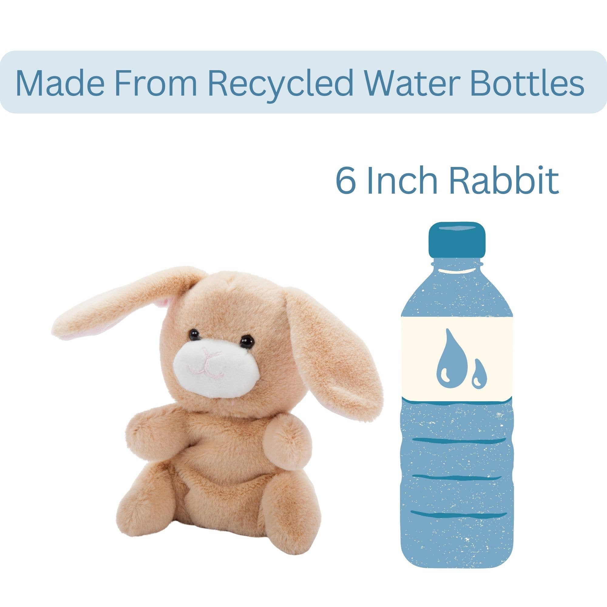 The Petting Zoo - Vendita all'ingrosso Peluche - Bambini e neonati - Coniglietto Nuggetz Tan 6" (15cm)1