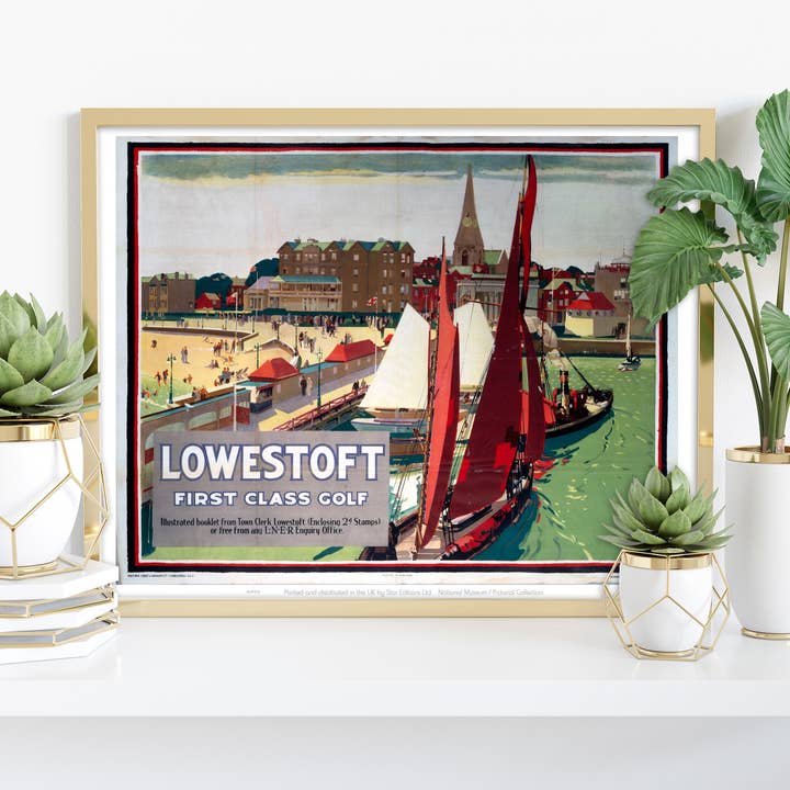 Lowestoft First Class Golf - 11X14” Premium Art Print for wholesale by Star Editions