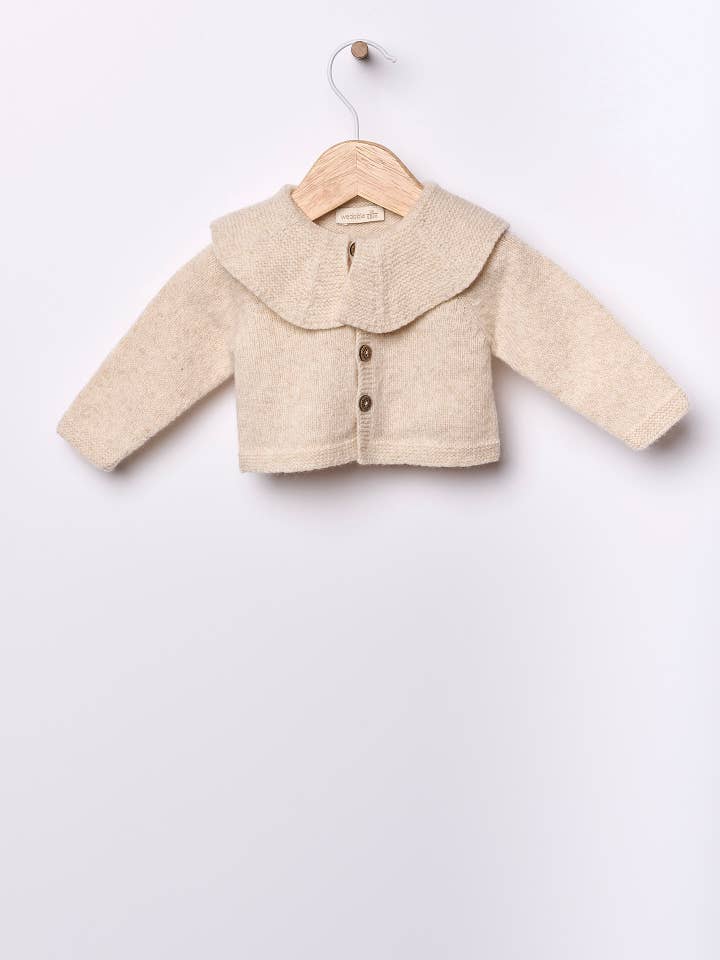 Wedoble: sustainable children's fashion - Wholesale Jacket - Baby - Cardigan knitted in merino wool | LITTLE TEDDY BEAR2