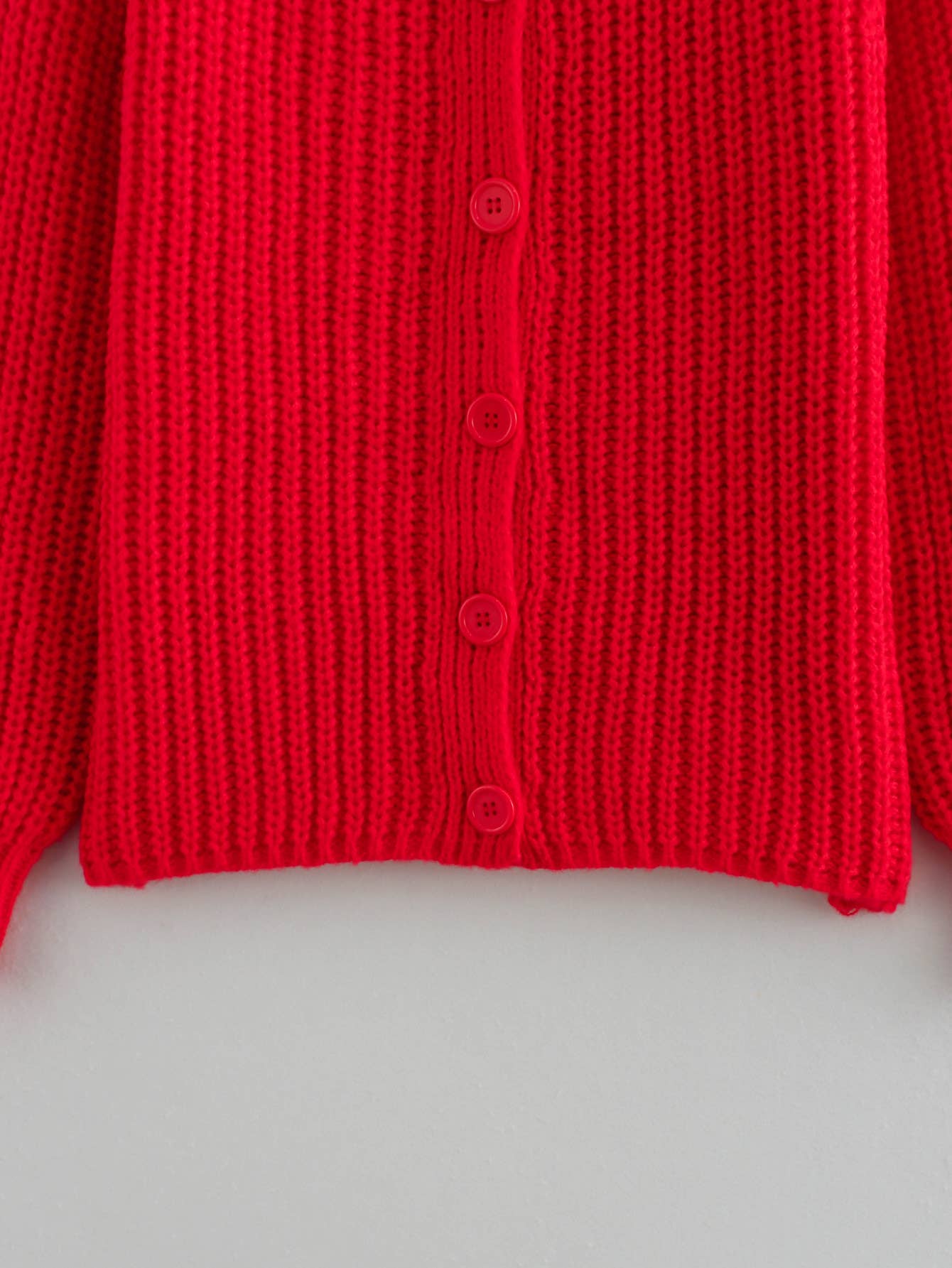 Rosa Clothing - Wholesale Cardigan - Women's - chunky crewneck knit Cardigan9