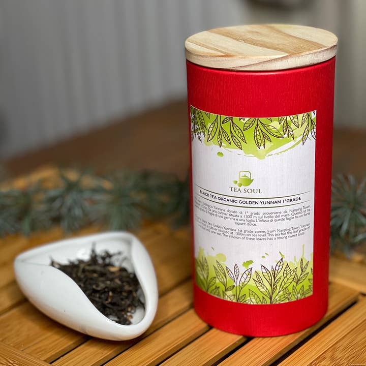 Golden Yunnan First Grade Organic Red Tea - 50 g for wholesale by Tea soul