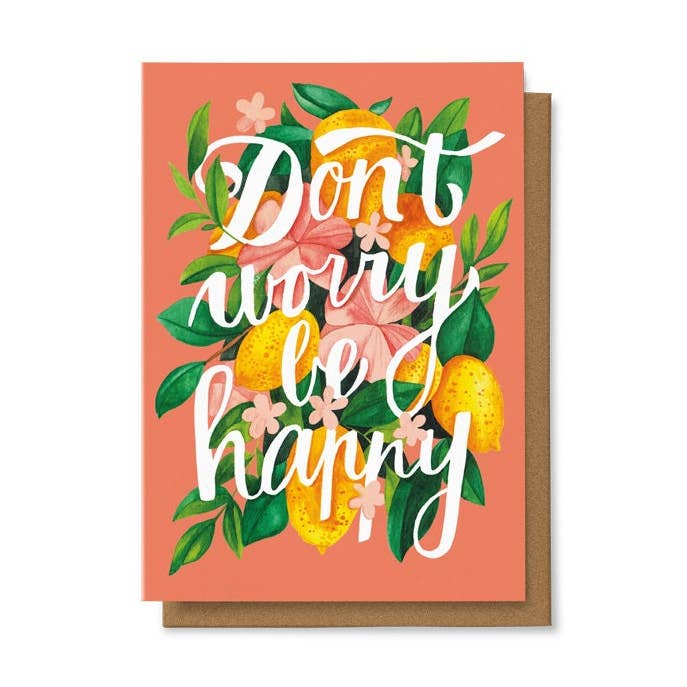 Don'T Worry Be Happy Card 4X6 for wholesale by Chaukiss