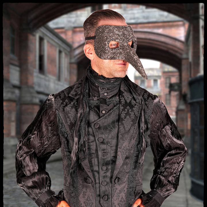 WY1469 - Goth Jacquard Lapel Väst för wholesale av Western Fashion