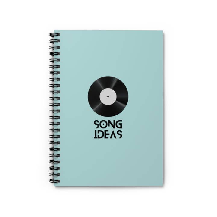 The Song Ideas - Spiral Notebook for Musicians and Song Writers - Ruled Line Journal for wholesale by Modern Design Paper Co.