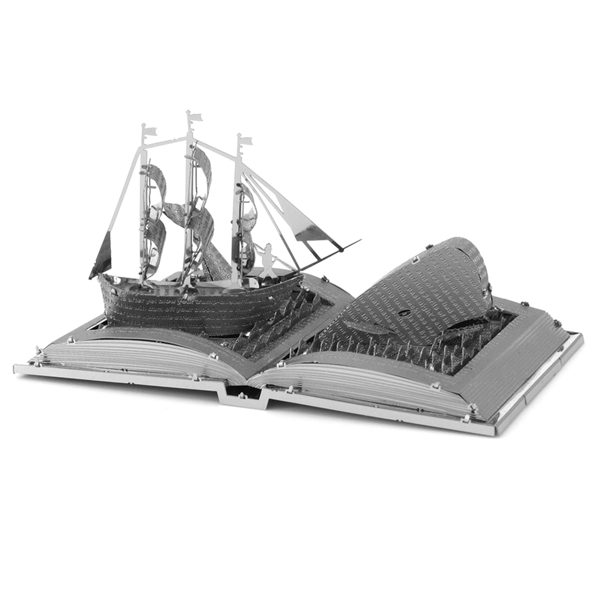 Metal Earth - Wholesale Decorative Tabletop Object - Moby Dick Book Sculpture1