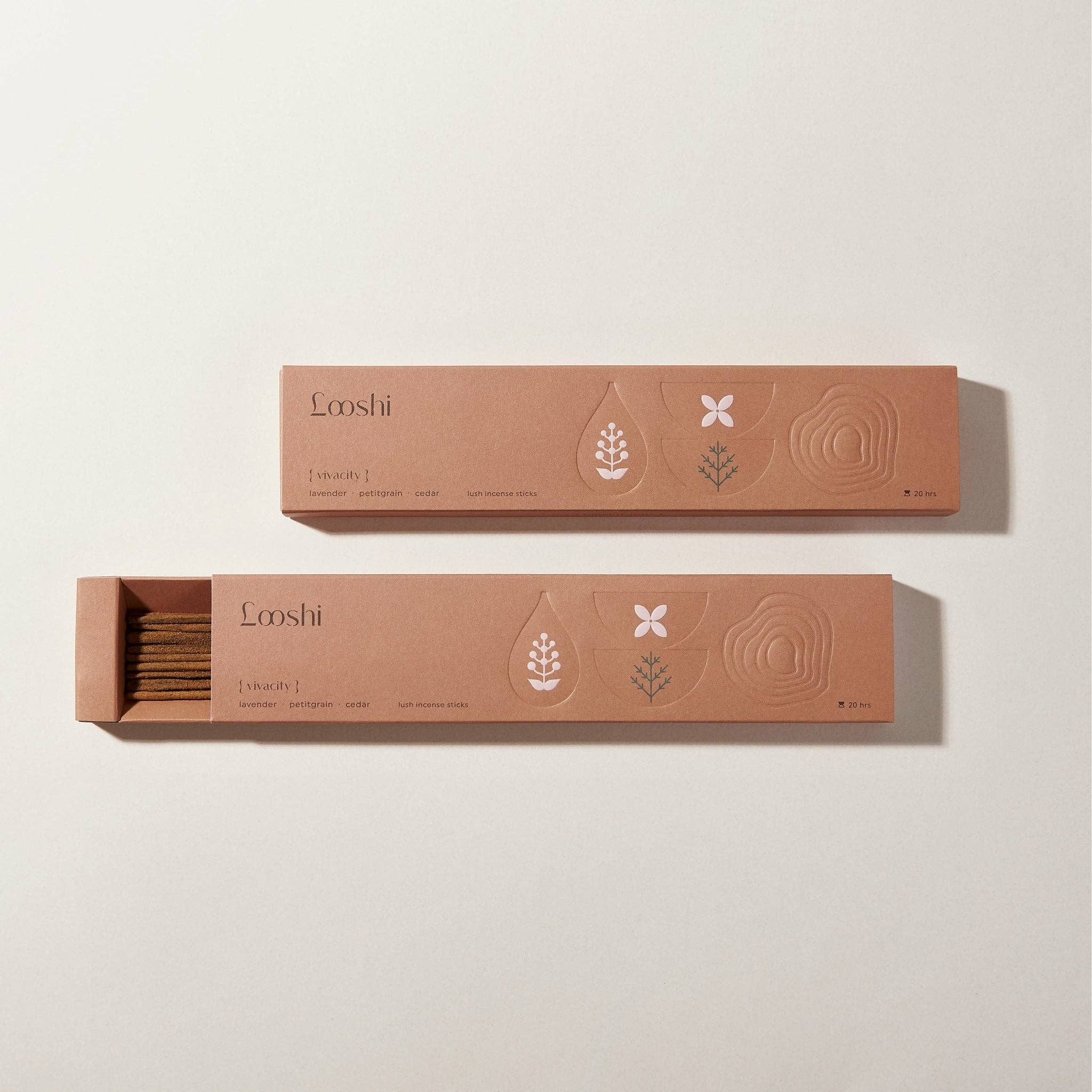 Looshi - Wholesale Incense - VIVACITY Natural Incense Sticks with Lavender, Petitgrain, Cedar2