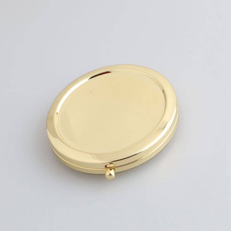 NationInFashion - Wholesale Compact Mirror - Portable Mini Makeup Mirror Round Folding Engravable Mirror 4