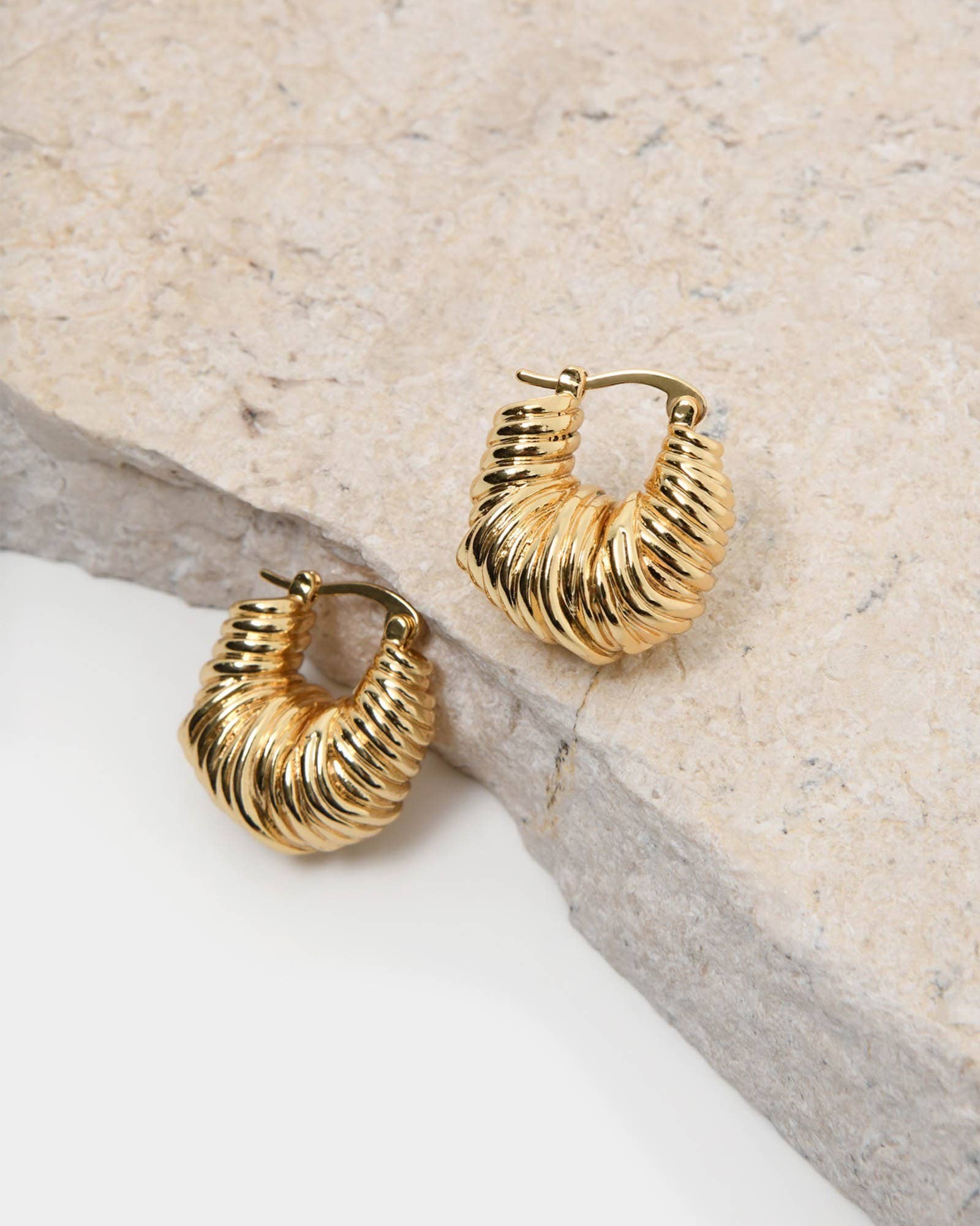 Forcast Women's Simra Gold Earrings for wholesale on Faire0
