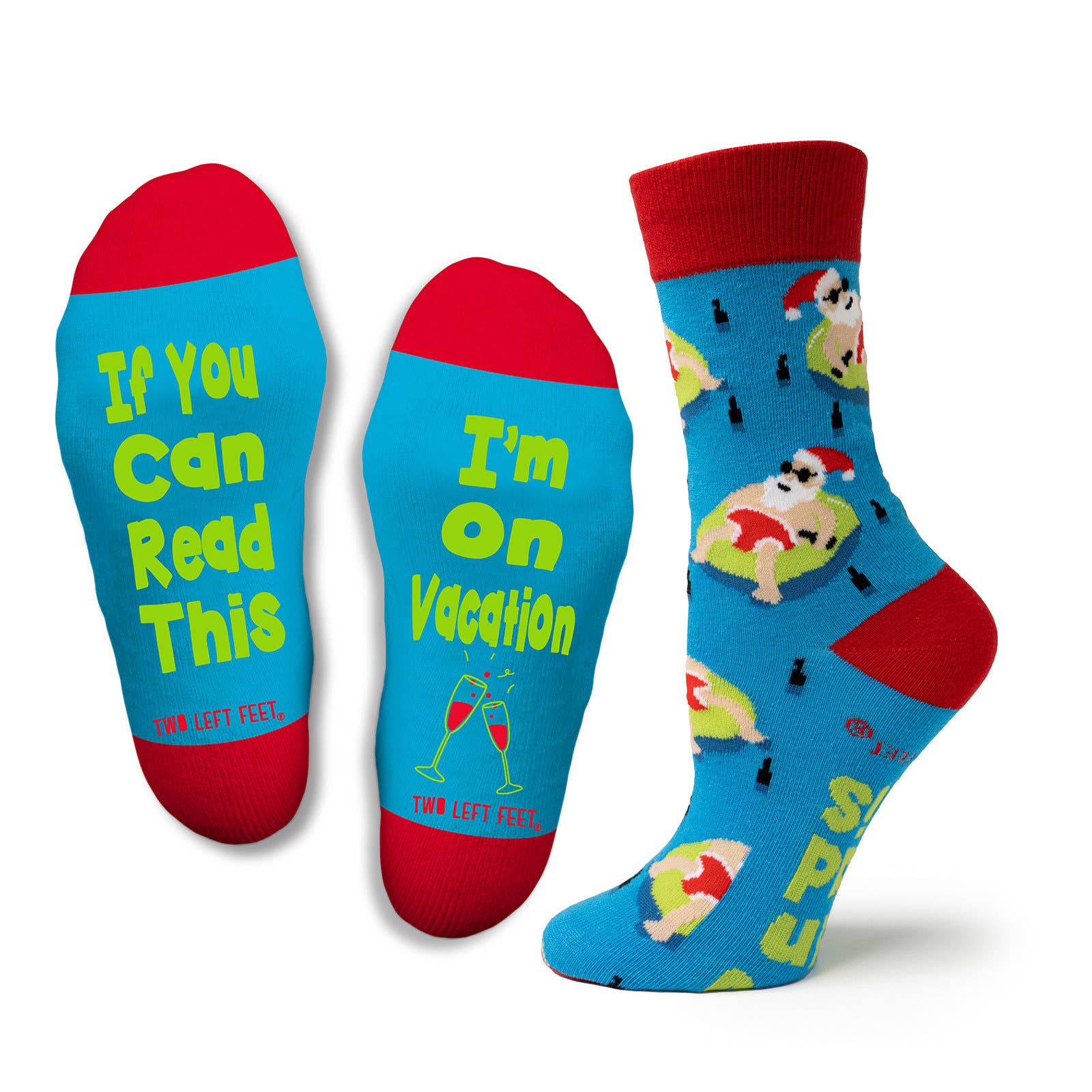 DM Merchandising - Wholesale Socks - Unisex - Two Left Feet Christmas 2nd generation Socks Open Stock7
