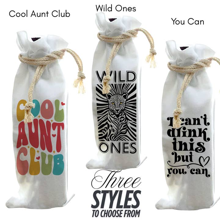 Bottle Bags - Snarky Quote, 3 Styles to Choose From for wholesale by Jolitee