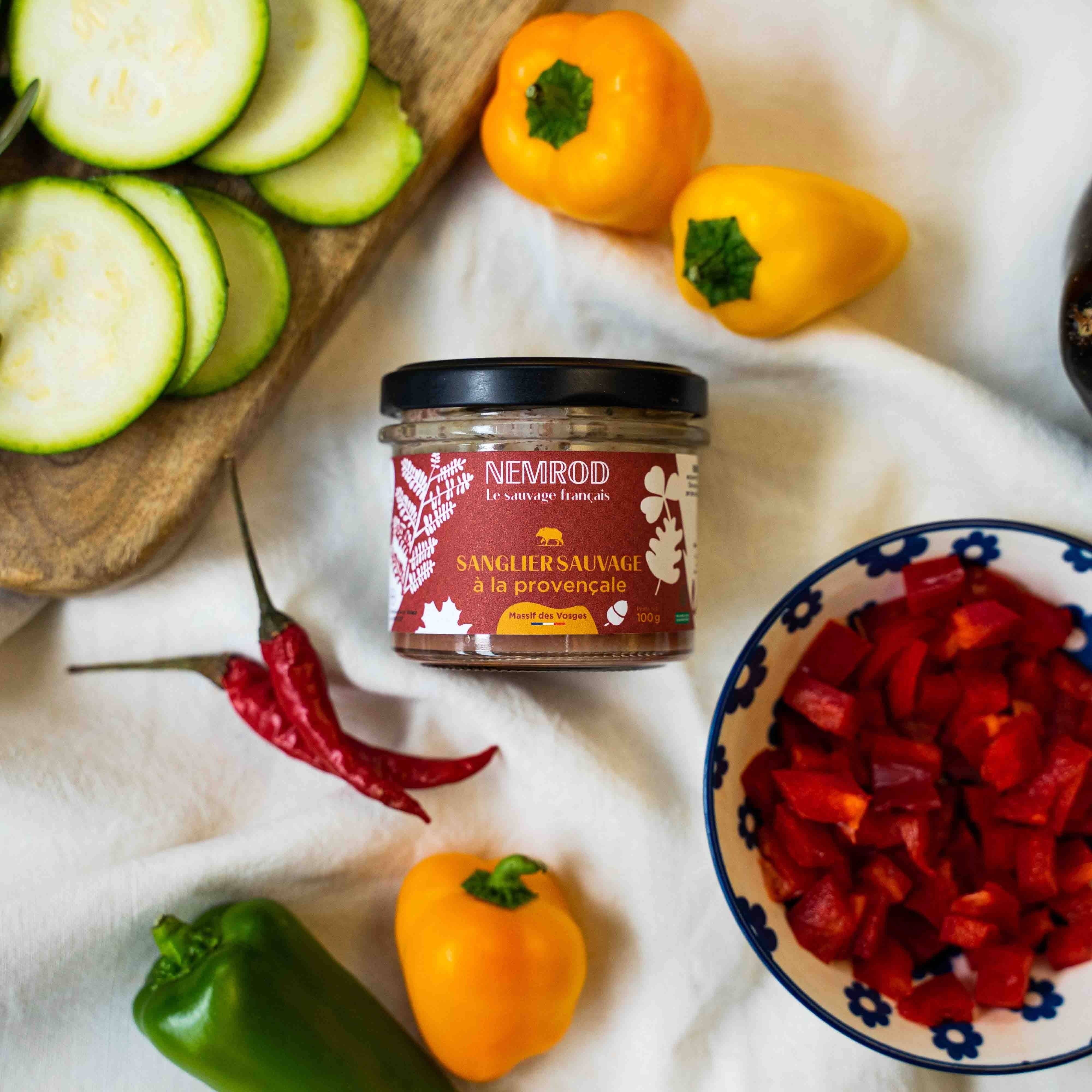 Nemrod – Großhandel Konserven – Provenzalische Wildschwein-Terrine – Wild – 100 g1