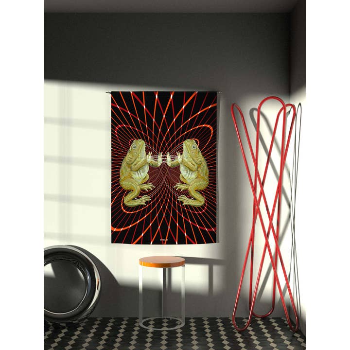 Tapisserie Bufo Alvarius pour la vente par symbolika