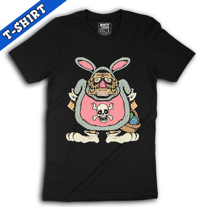 Camisa Big Bad Easter Bunny Camiseta Fantasia Monster Bunny por atacado de Monsters and Martians LLC