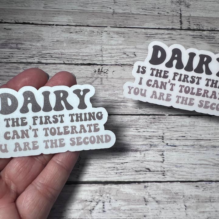 The Teaching Duo - Wholesale Sticker - Gluten Sticker, Dairy Sticker, Gluten Allergy, Dairy Allergy