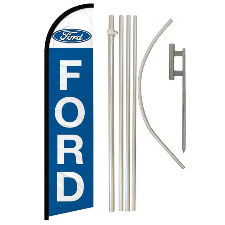 Kit de drapeau et mât Ford Windless Banner pour la vente par Flags Importer