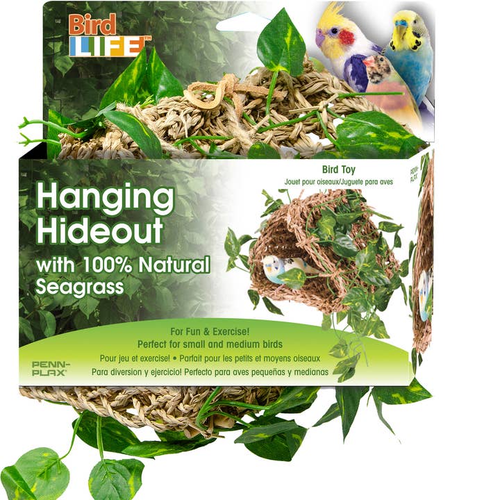 Penn-Plax - Wholesale Pet Toy - Cat/Dog - Reptology Lizard Lounger Hanging Hideout with Vines1