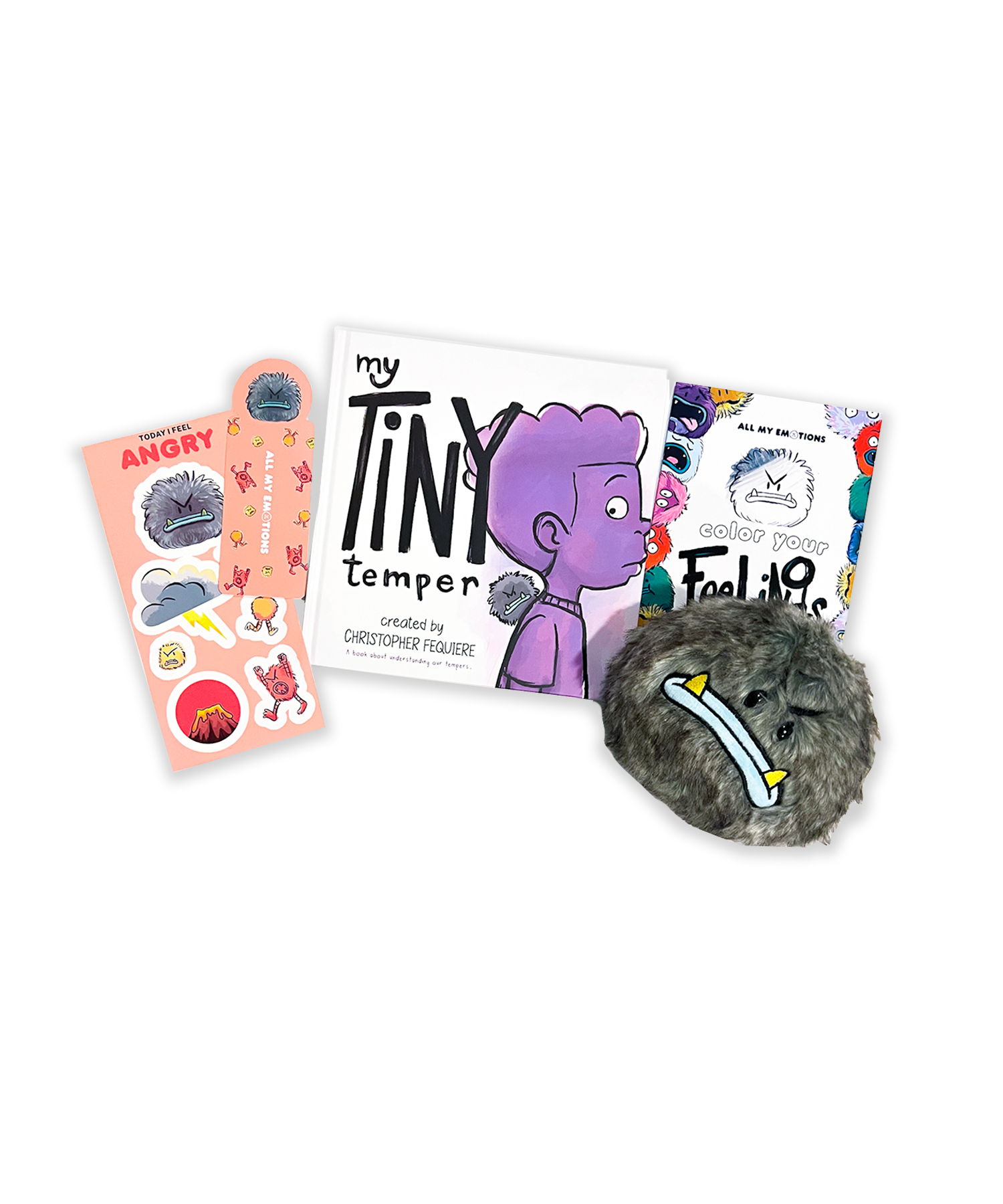 All My Emotions - Vente Livre pour bébés et tout-petits (jusqu'à 2 ans) - Mon petit tempérament : livre, marque-page et autocollant6