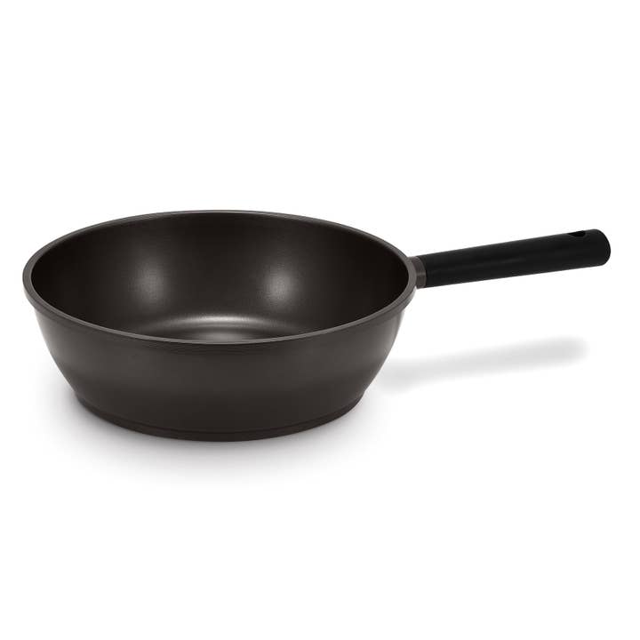 IH Kyndell Titanium Diamond Wok Pan 11" – 8-Layer Nonstick, Induction-Ready for wholesale by KEY Company