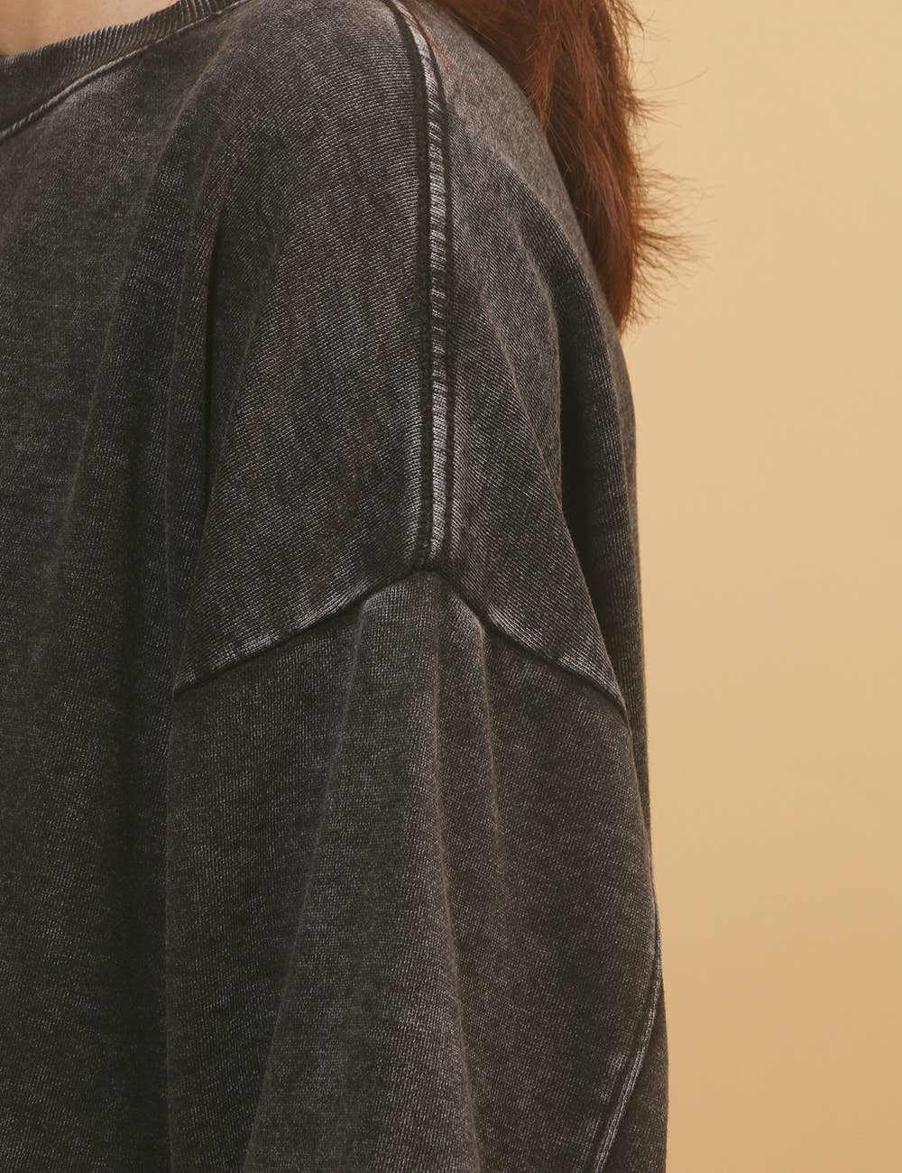 Sweetkama – wholesale Sweatshirt – Women's – Ladies Solid Color Crew Neck Sweatshirt SKT46528