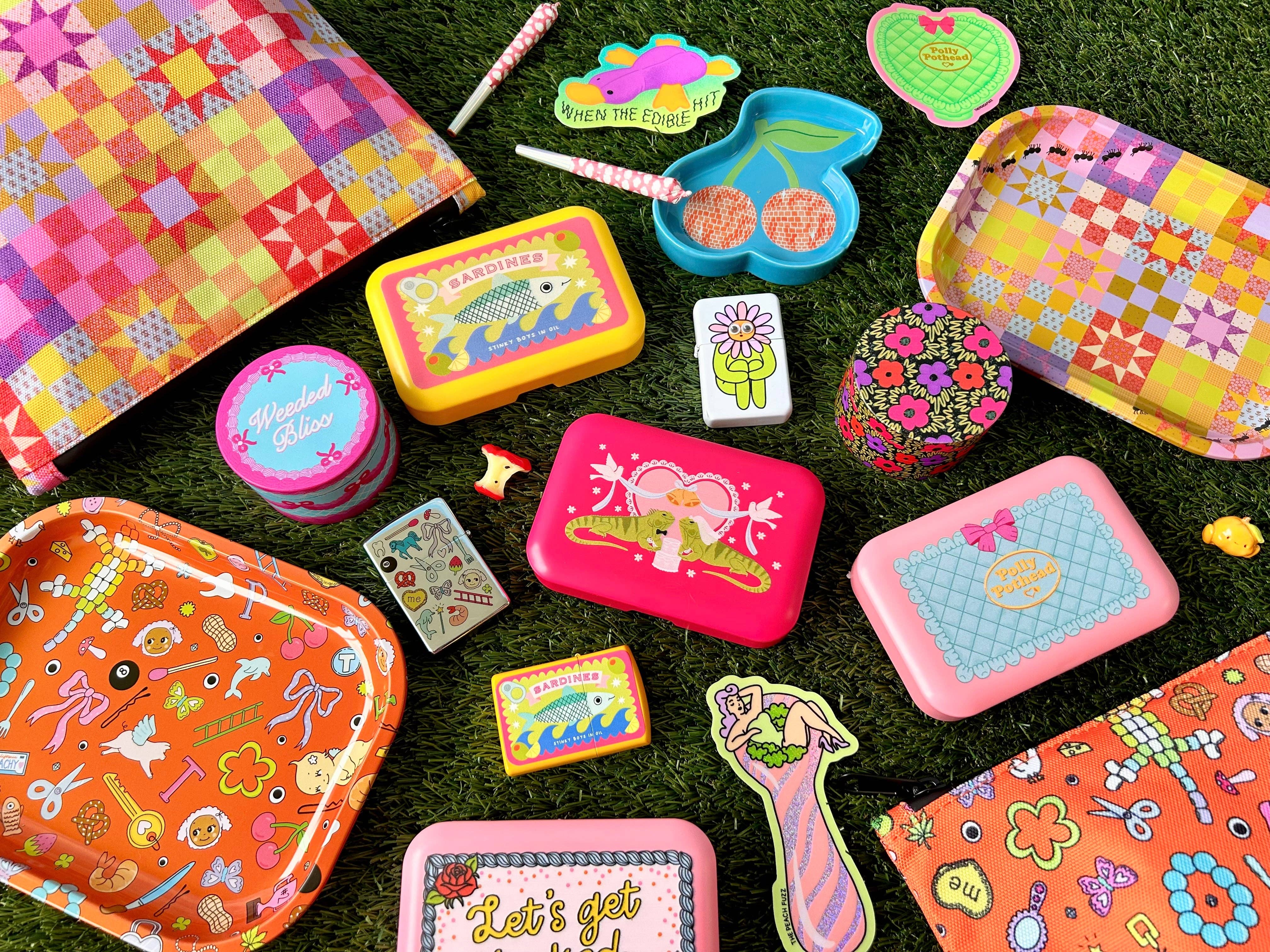 The Peach Fuzz - Venta al por mayor Bandejas decorativas - Bandeja para colchas Patchwork8