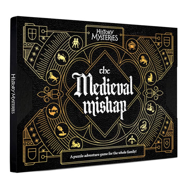 History Mysteries - Wholesale Board Game - 'The Medieval Mishap' Family Friendly Puzzle Game