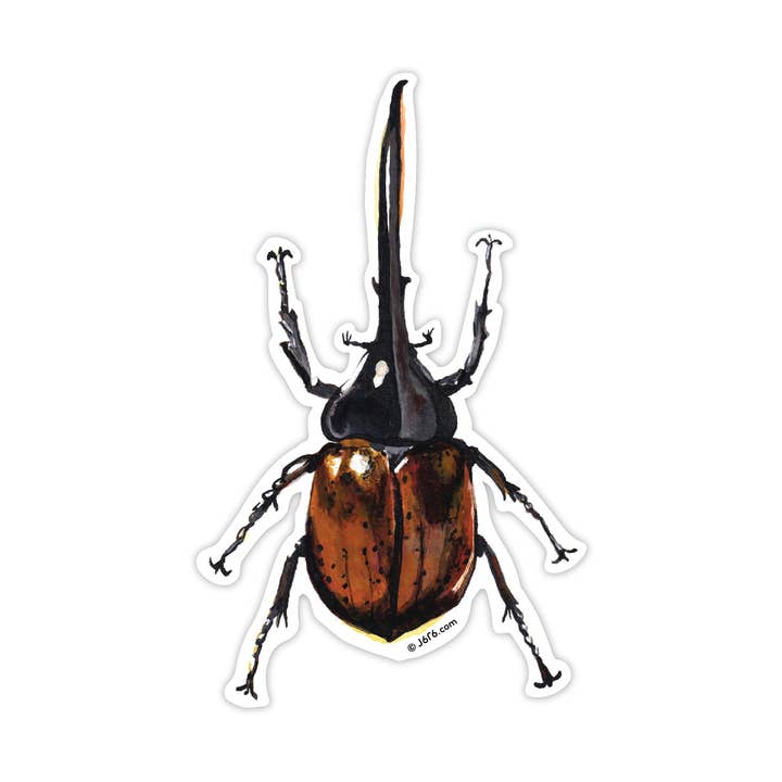 Hercules Beetle Vinyl Sticker for wholesale by J6R6