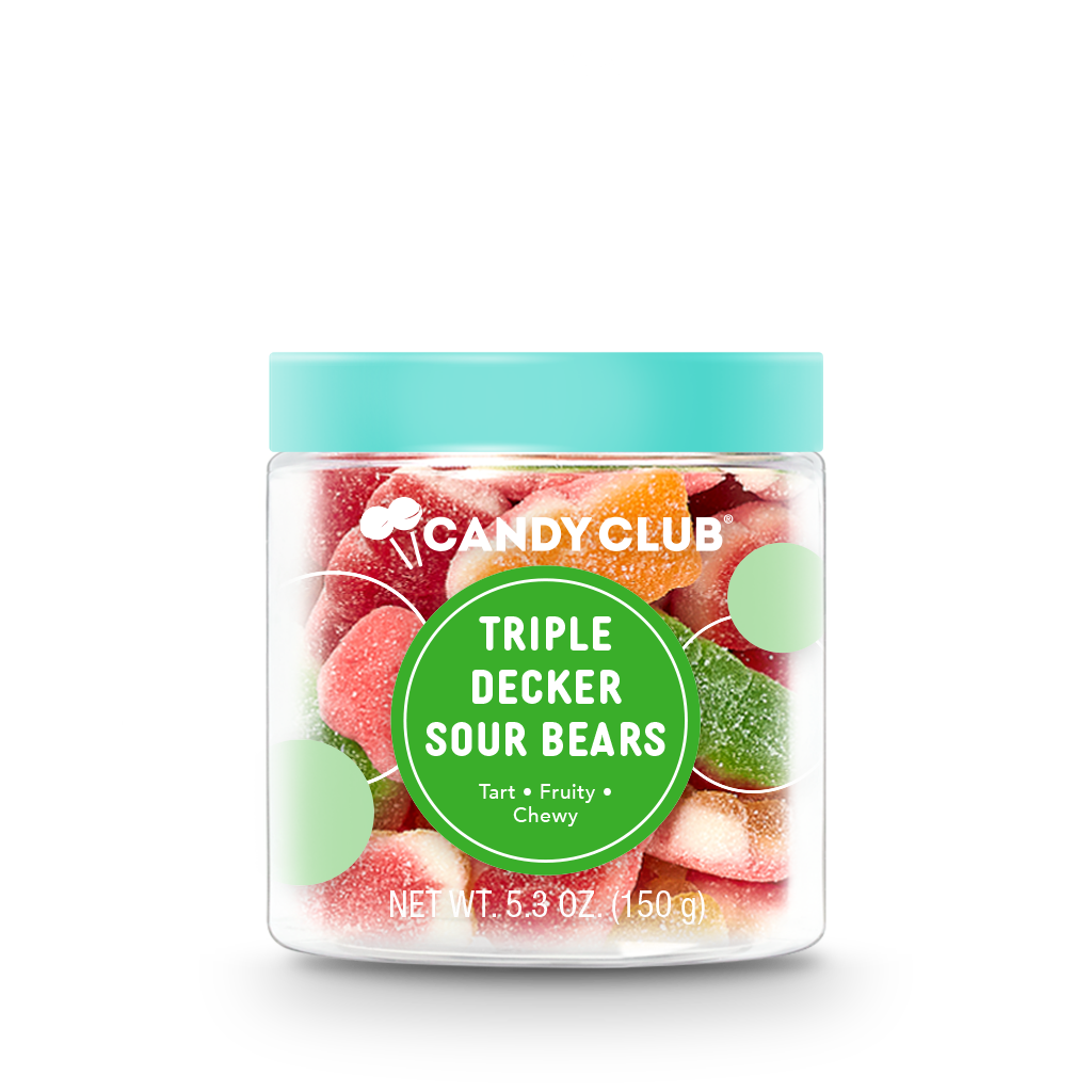 Candy Club - Wholesale Gummy - Triple-Decker Sour Bears1