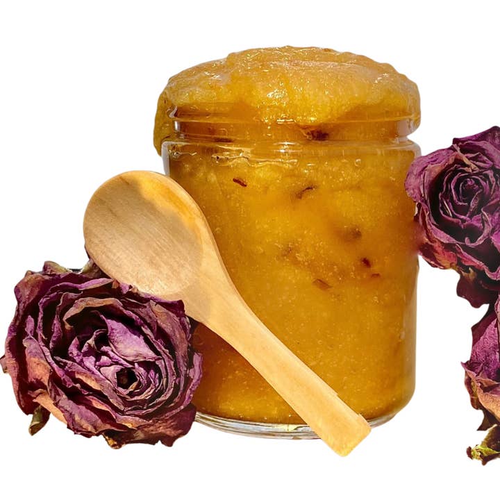 Honee mecca Co. - Wholesale Body Scrub/Exfoliant - Manglo Turmeric: Salt&Sugar Exfoliate