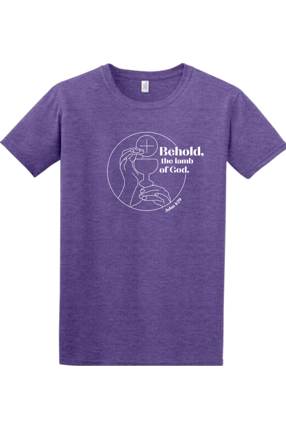 Sock Religious - Vente T-shirt sérigraphié – unisexe - Voici l'Agneau de Dieu - Jean 1:29 T-shirt adulte4
