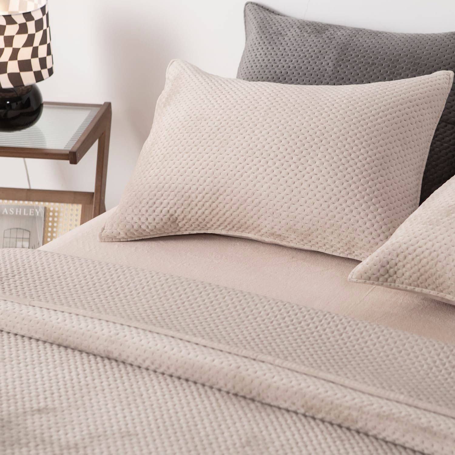 Kasentex - Vendita all'ingrosso Federe/copricuscino - Set di 2 fodere per cuscini, morbide e leggere, decorazione per biancheria da letto9