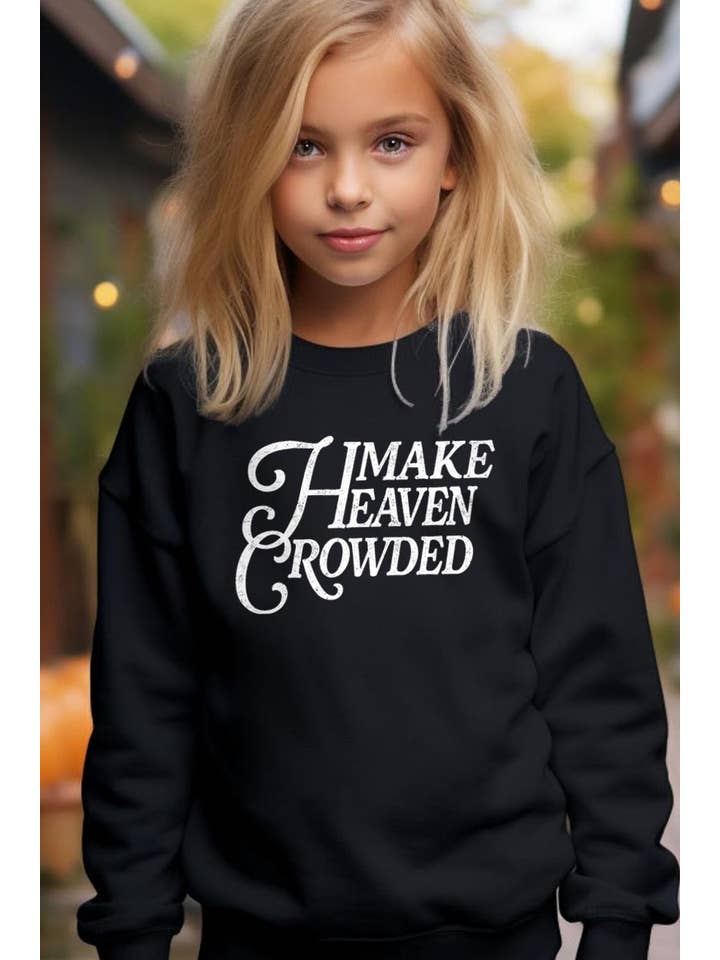 COLORBEAR - Wholesale T-Shirt - Kids - Make Heaven Crowded Kids Graphic Sweatshirt1