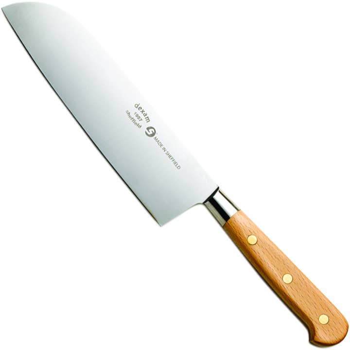 Forest & Forge 7" Santoku Knife, Beechwood for wholesale by Dexam