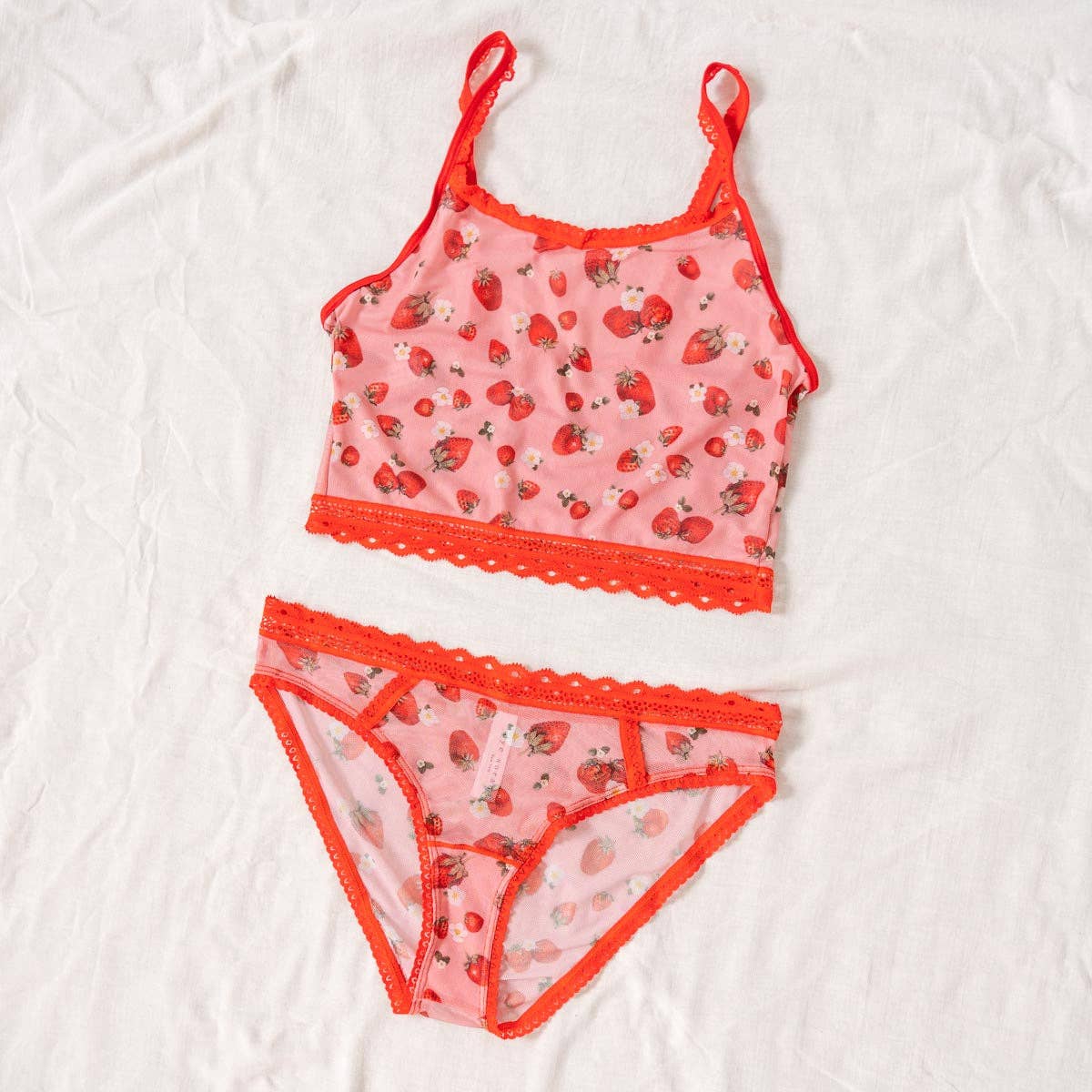 Strawberries & Cream Printed Bikini for wholesale on Faire6