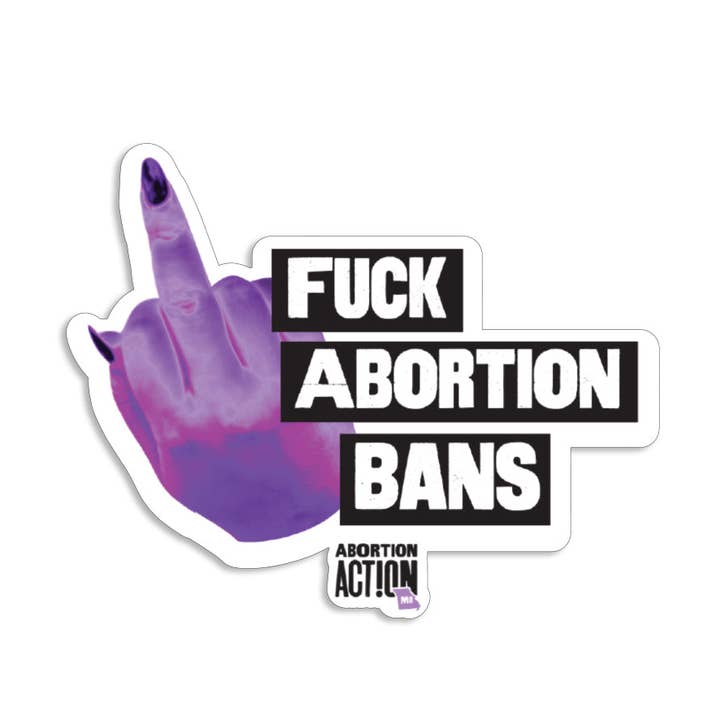 F Abortus verbiedt gestanste sticker voor wholesale door RAYGUN