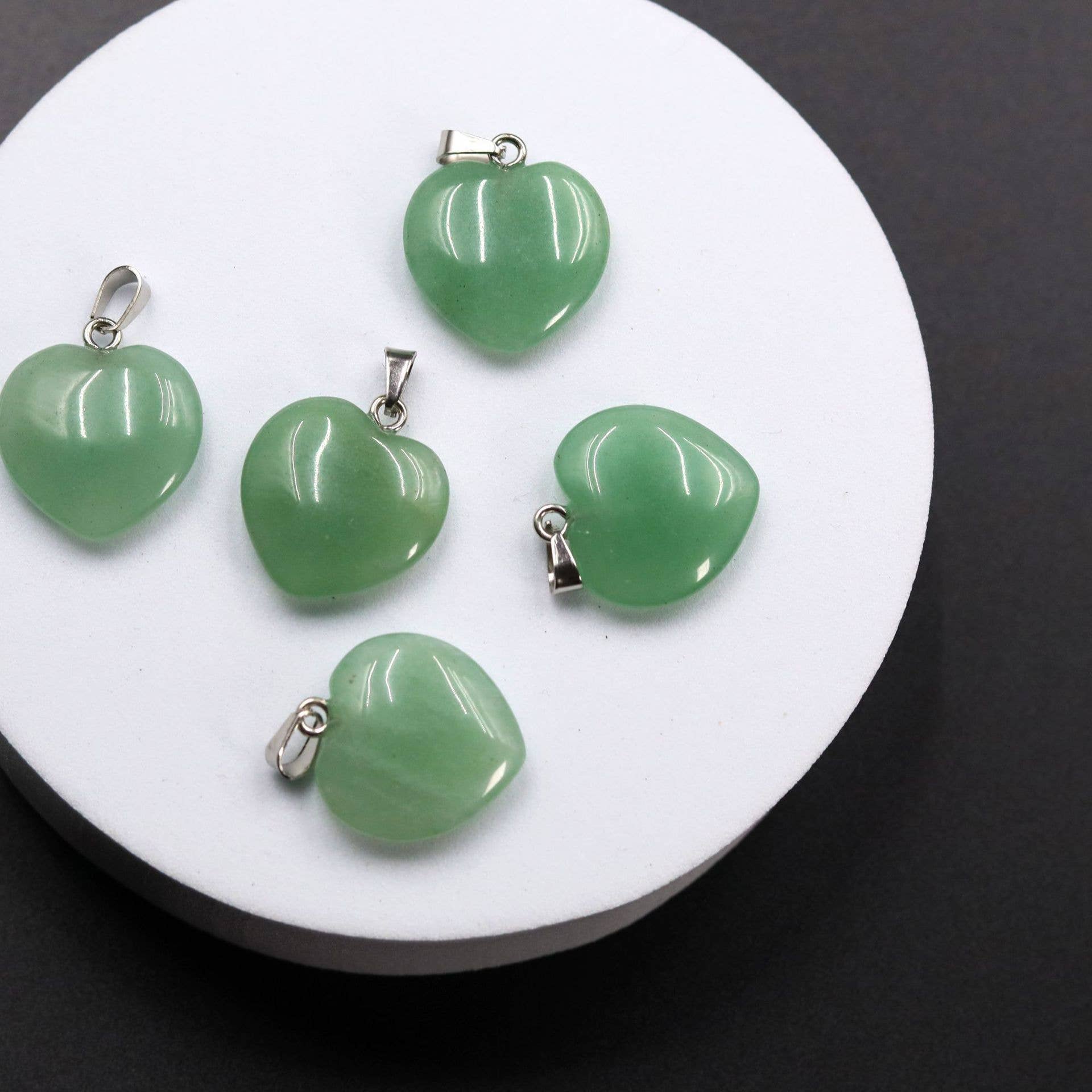 Gemcohub – wholesale Spiritual stone/crystal – Amethyst Pendant Agate Heart Necklace Natural Stone3