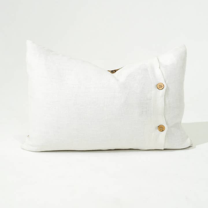 BHD HOME - Wholesale Lumbar pillow - Inter Coco Beads White Lumbar Cushion 35 x 53cm5