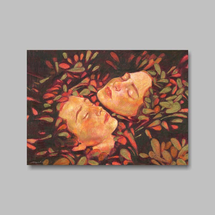 Ansichtkaart, DIN A6, meisje, zus voor wholesale door Atelier No.1