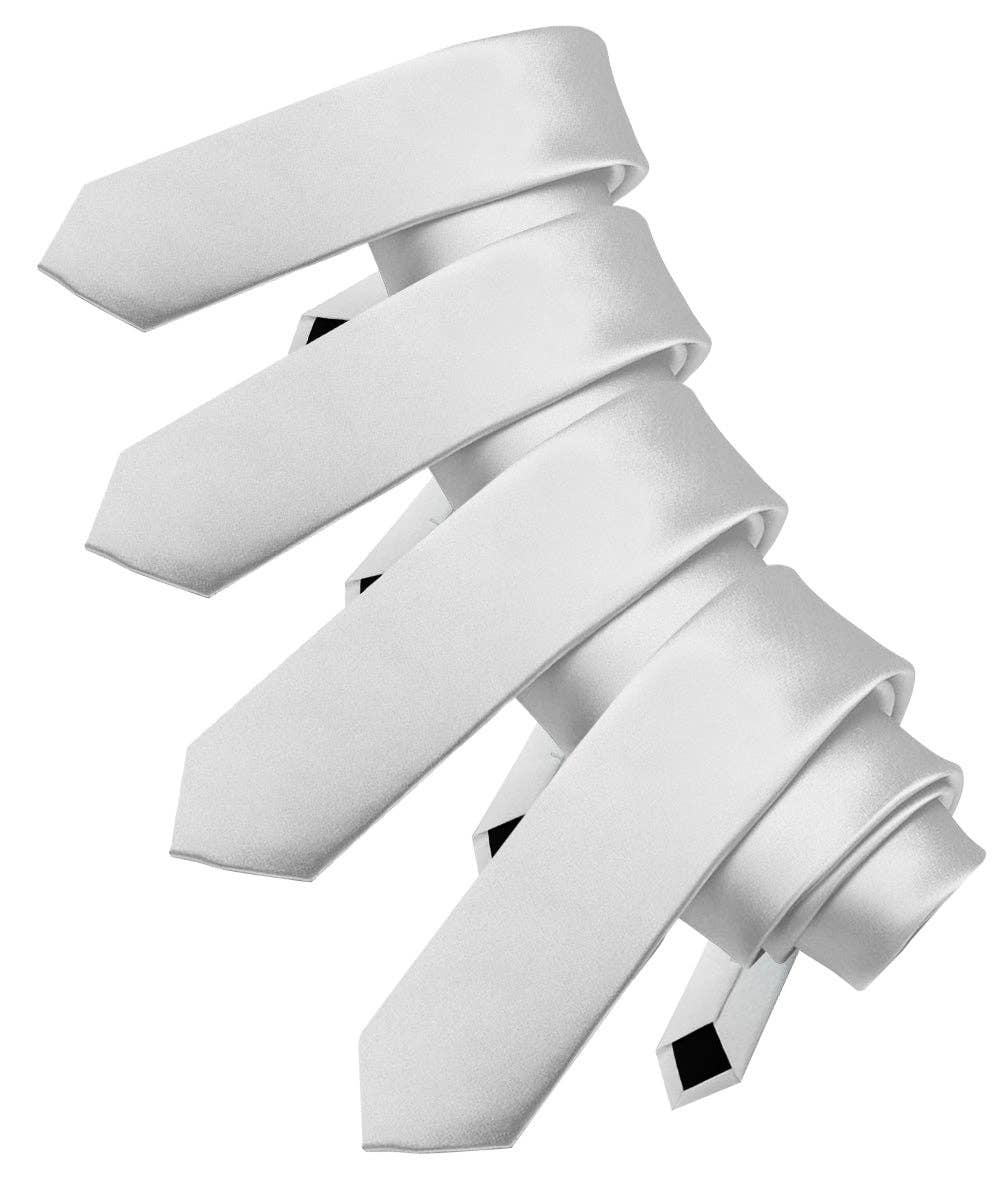 Dubal Brothers - Vente Cravate – homme - Cravate fine unie (4 paquets) par Vittorio Farina42