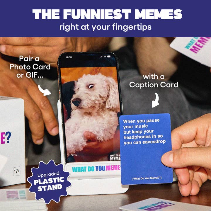 What Do You Meme - Wholesale Card Game - What Do You Meme?® Gif Edition, The Essential Adult Party Game for Meme Lovers Now with Refreshed Content2