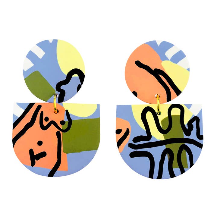 Neda Earring - Capri for wholesale by Studio Eris