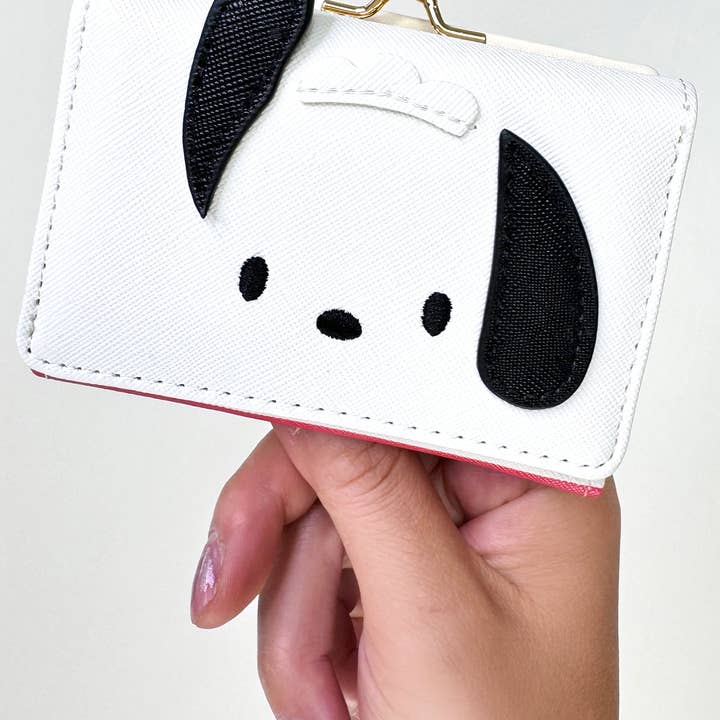 LASR - Vendita all'ingrosso Portafogli - Donna - Portafoglio Sanrio Pochacco Face Fap1