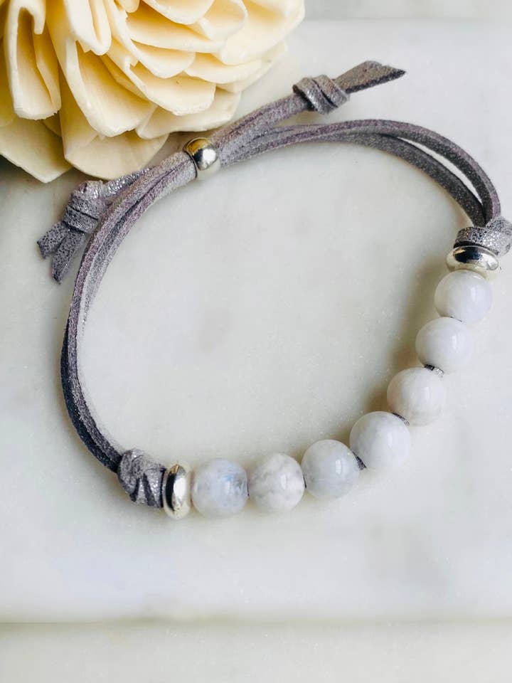 Moonstone Adjustable Bracelet for wholesale by Dajana Design
